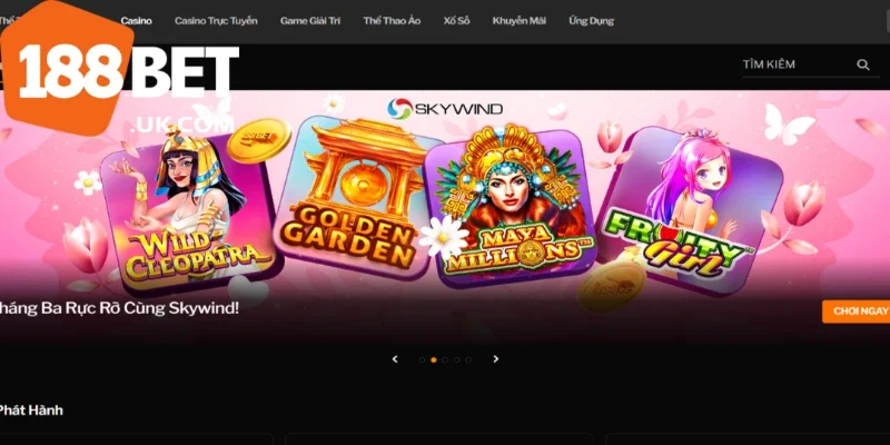 Hướng Dẫn Đăng Ký 188BET Nhanh Chóng Và Chi Tiết Nhất 2 Giao diện của website 188BET rất đa dạng và cuốn hút